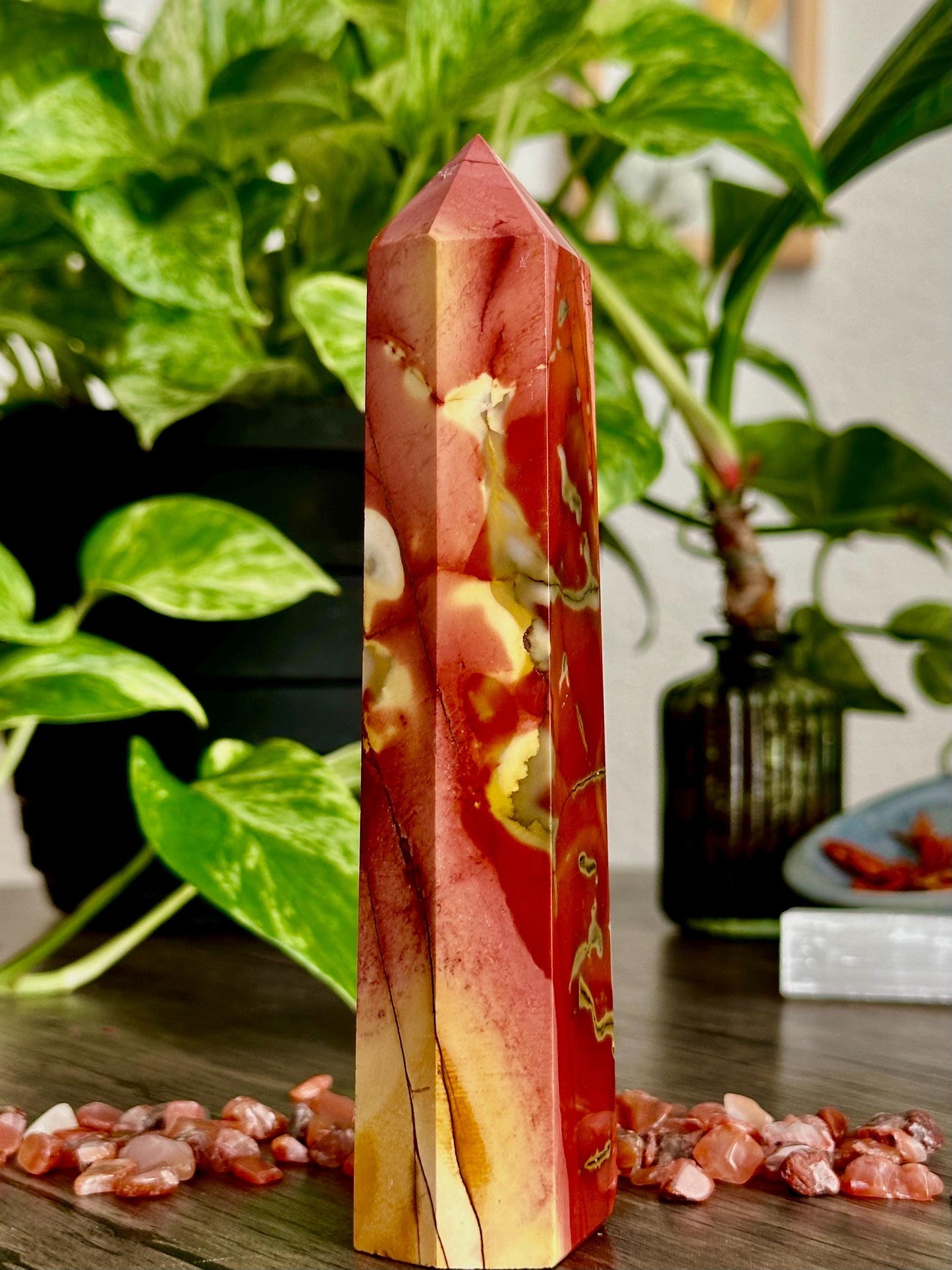 Mookaite Jasper Tower Grounding + Life Force