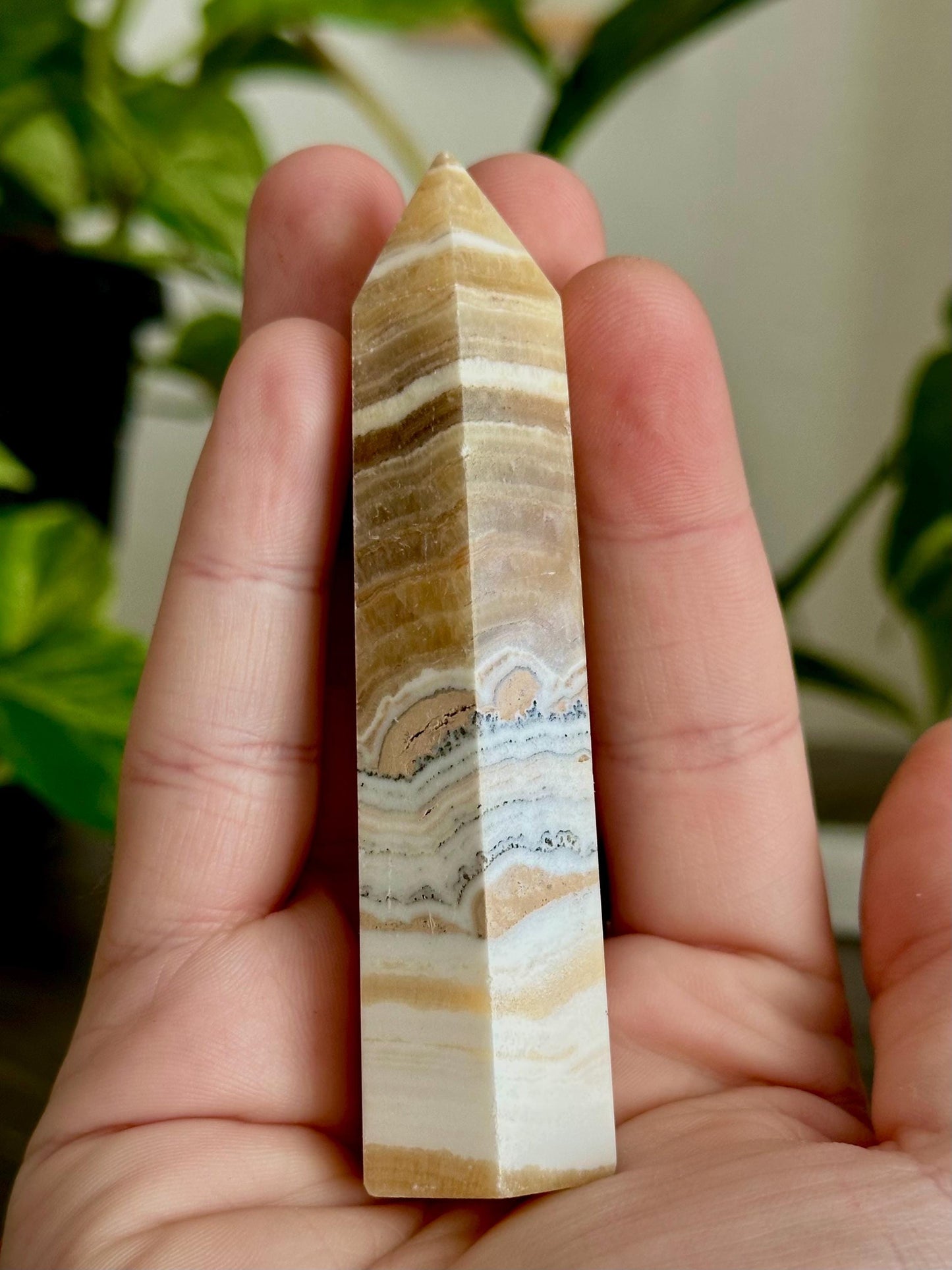 Yellow Calcite Tower- Clarity & Confidence