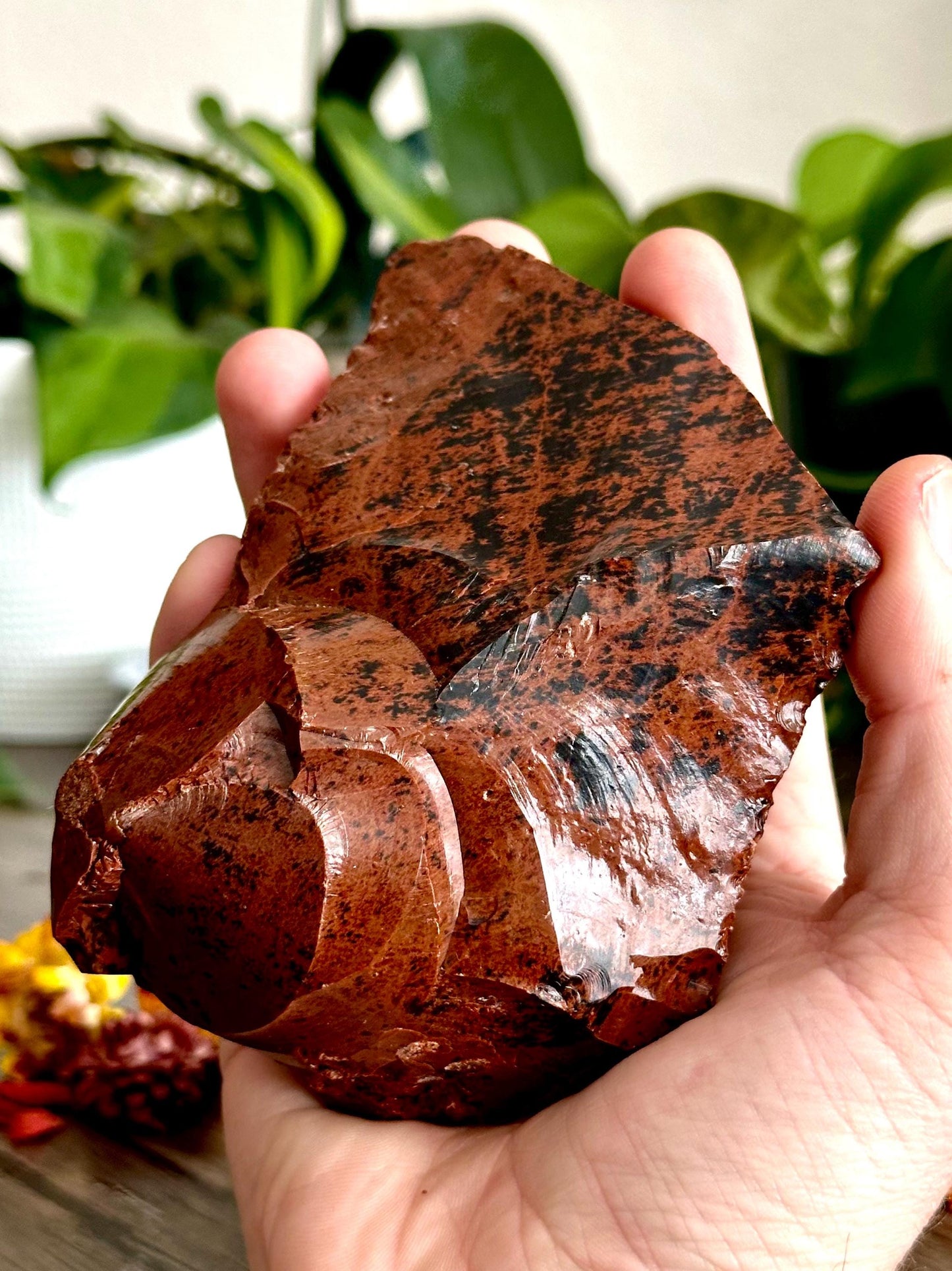 Large Mahogany Obsidian Chunk - Grounding, Protection + Strength - Hemlock & Honey
