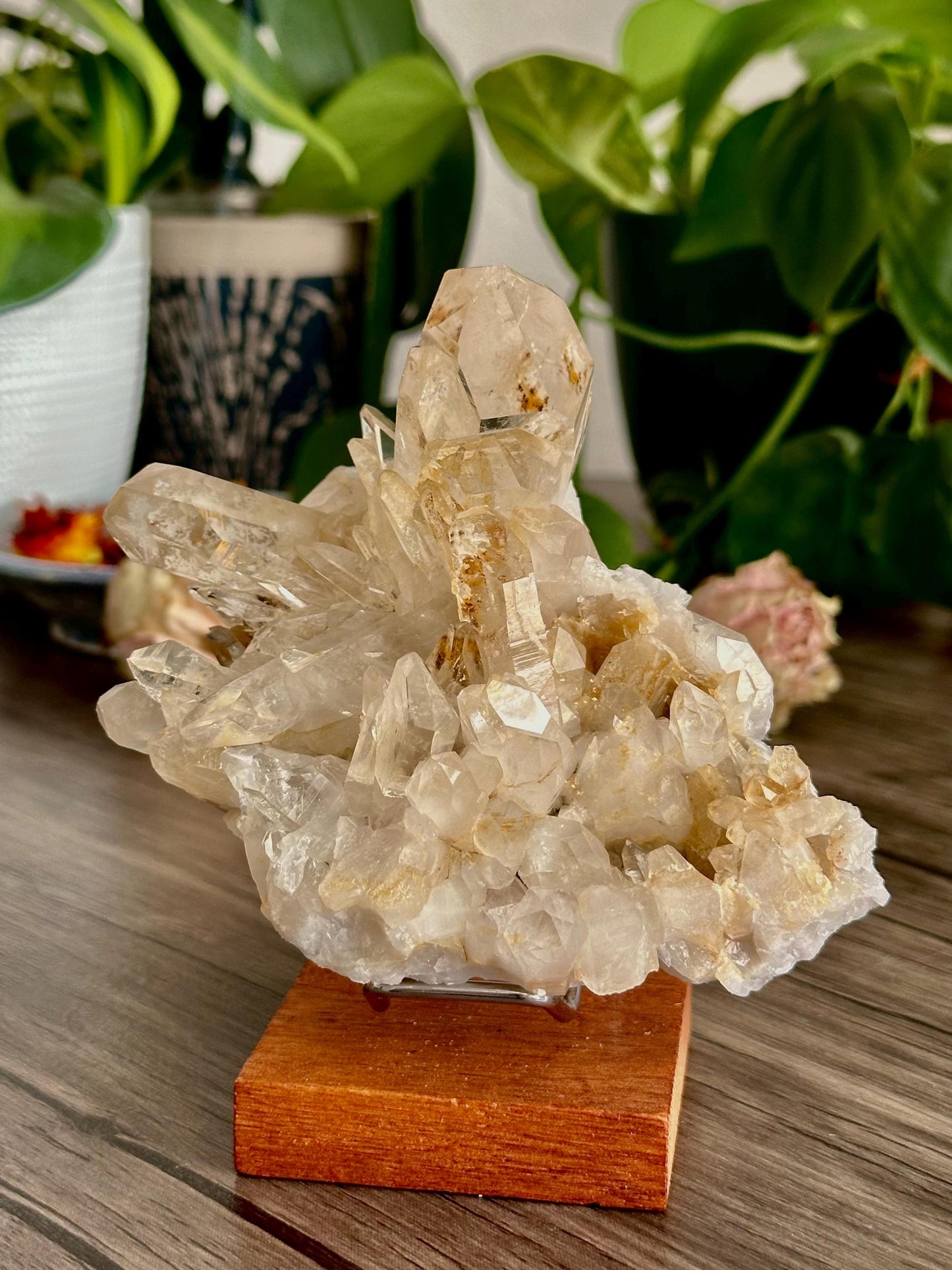 Negative Entropic Quartz Clusters- Energetic restoration, Recovery + Long-term Healing work.