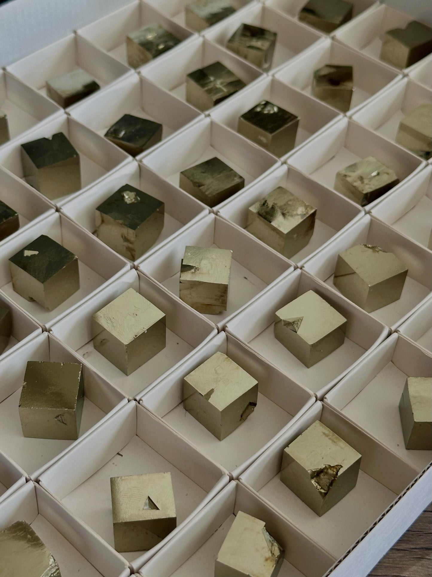 Pyrite Cubes - Protection, Abundance & Confidence - Hemlock & Honey