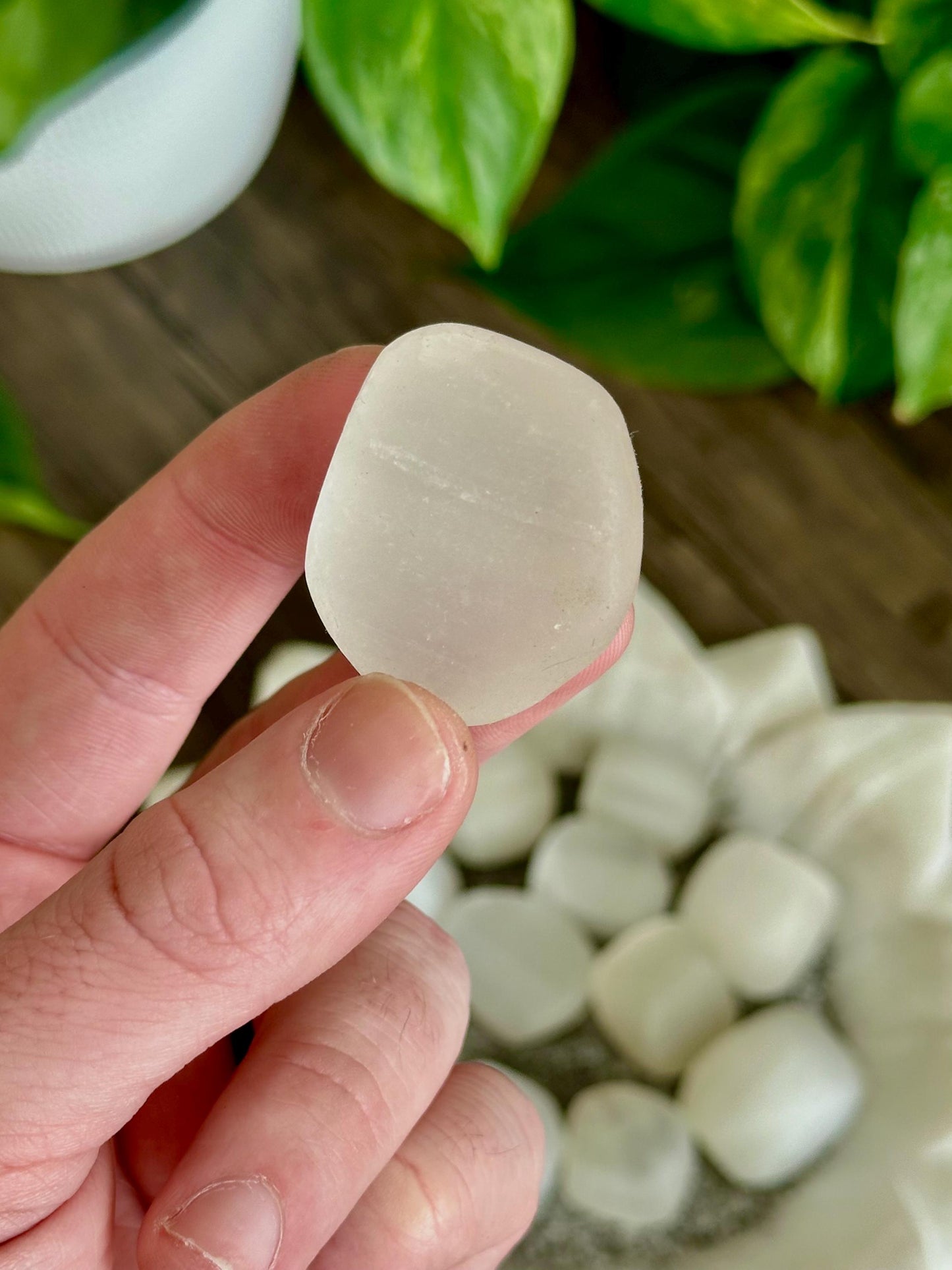 Selenite Tumbles- Calm, Clarity & Cleansing