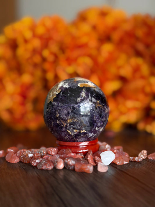 Black Rose Fluorite (UV Reactive) for Awareness, Insight & Energetic Organization