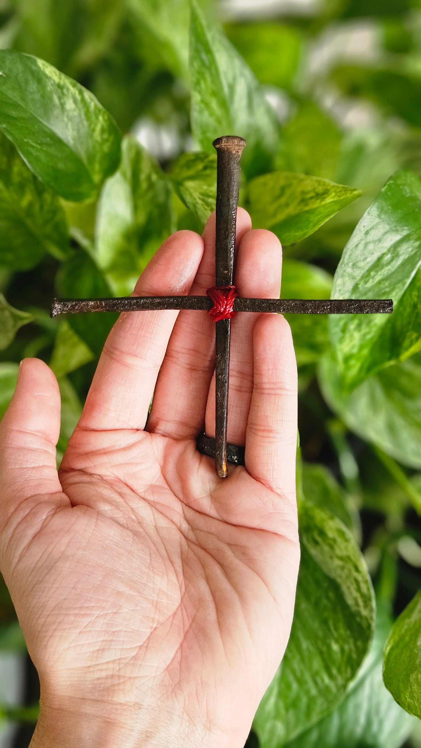 Enchanted Iron Nail Crosses for Protection & Home Warding