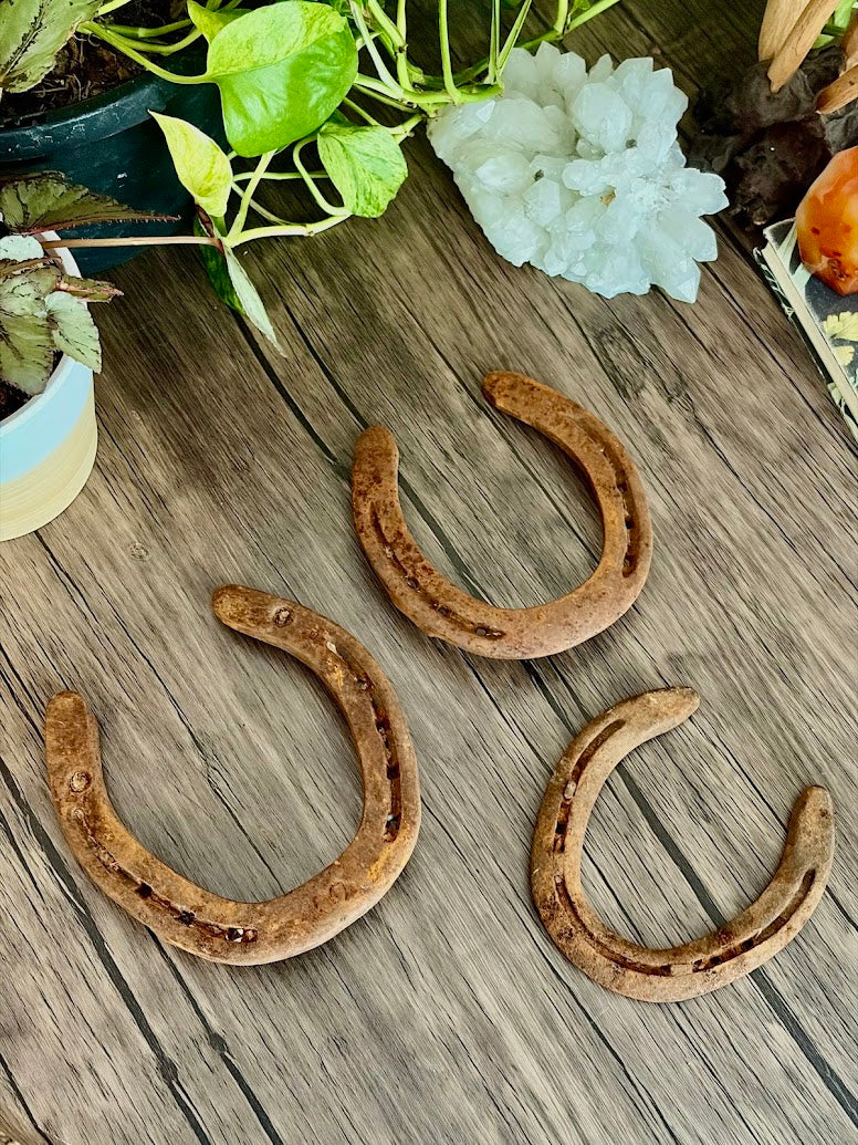Traditional Iron Horseshoe for Protection & Luck