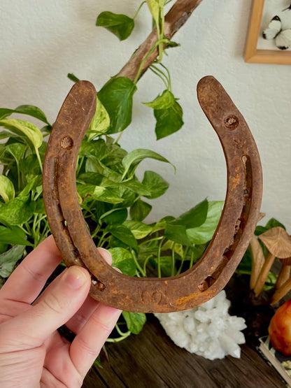 Traditional Iron Horseshoe for Protection & Luck
