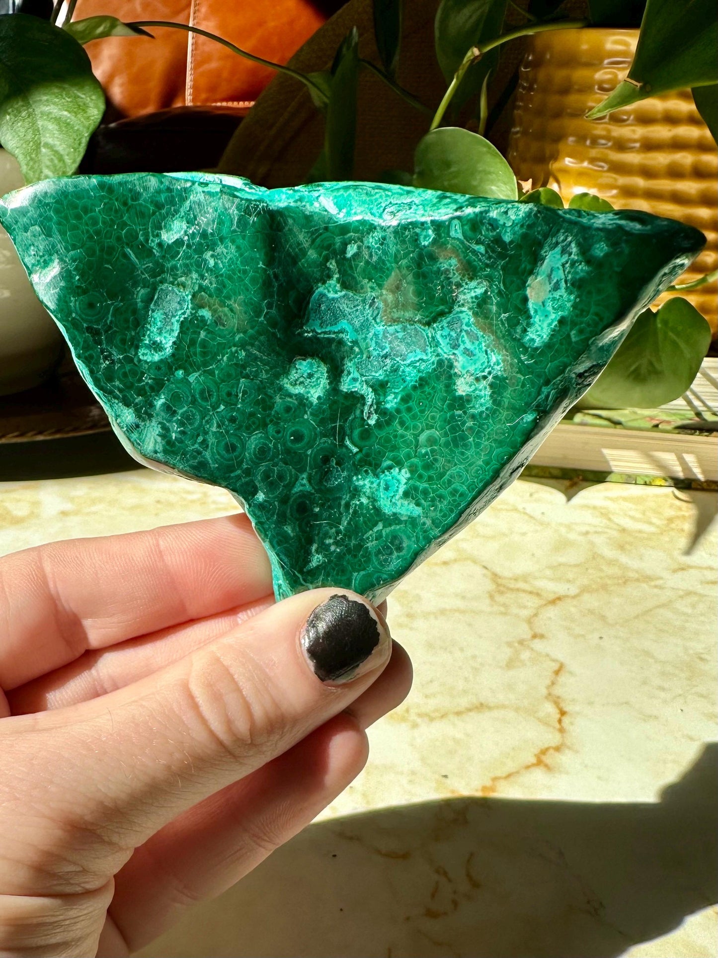 Malachite with Chrysocolla for Protection, Transformation, and Healing