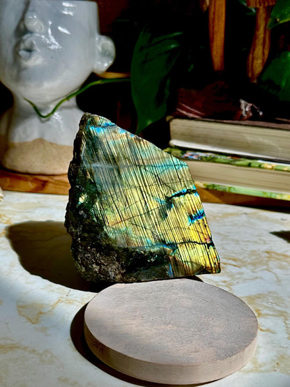 Medium Labradorite Freeform Slab - Grade A Quality