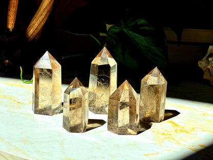 Grade A Smoky Quartz Towers