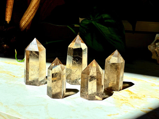 Grade A Smoky Quartz Towers