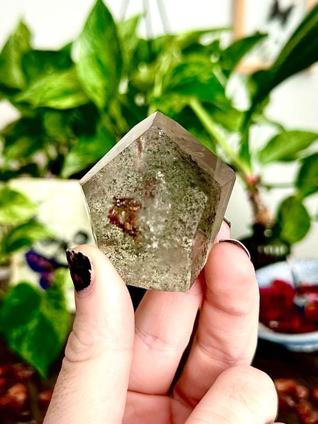 Lodalite Garden Quartz for Spirit Travel, Past Life Exploration, & Meditation