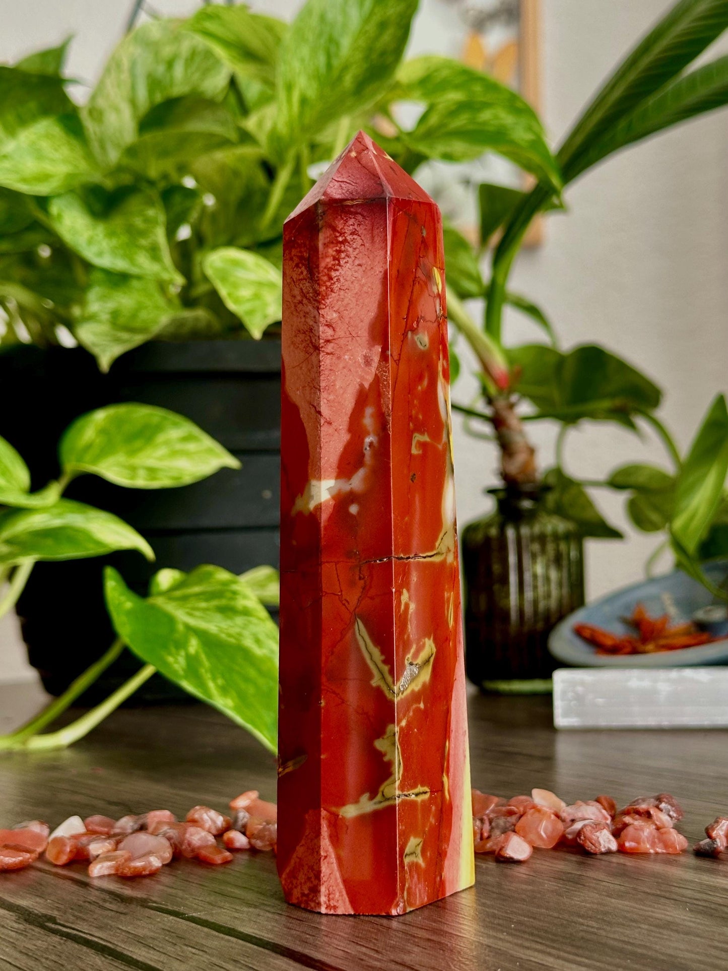 Mookaite Jasper Tower Grounding + Life Force