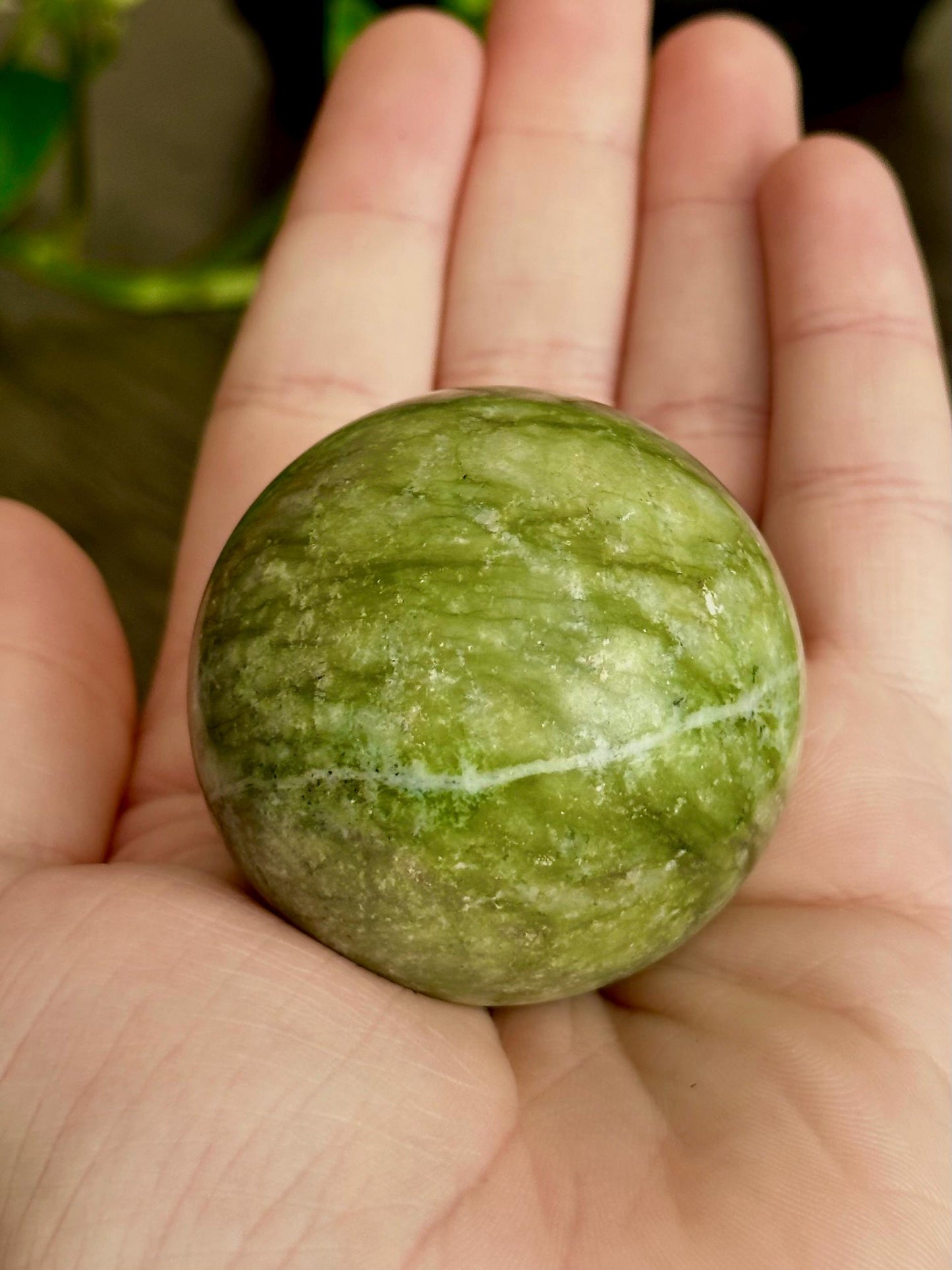 Septarian Crystal Sphere Grounding +Harmony & Healing - Hemlock & Honey