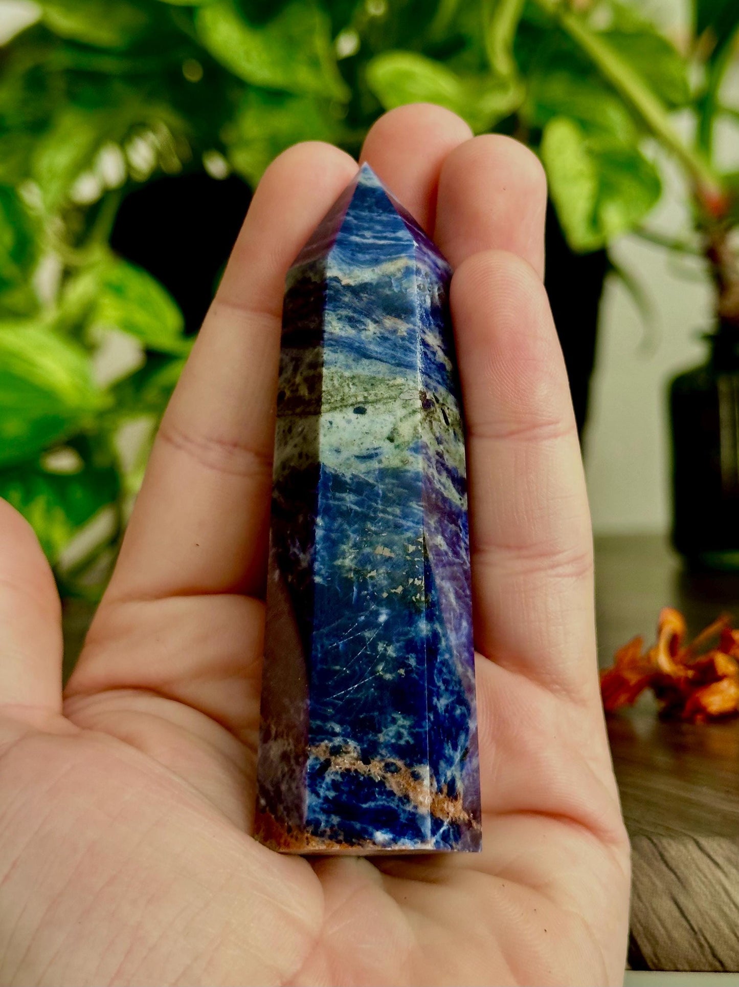 Sodalite Tower for Logic + Calm & Clear Communication