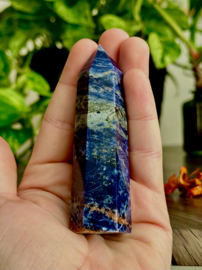 Sodalite Tower for Logic + Calm & Clear Communication
