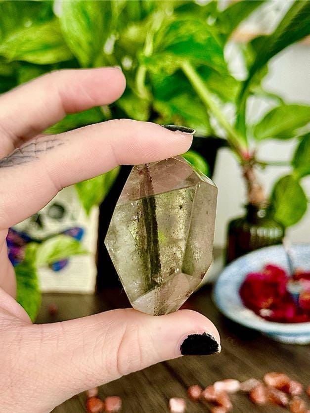 Lodalite Garden Quartz for Spirit Travel, Past Life Exploration, & Meditation
