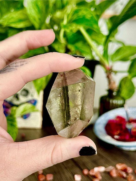 Lodalite Garden Quartz for Spirit Travel, Past Life Exploration, & Meditation