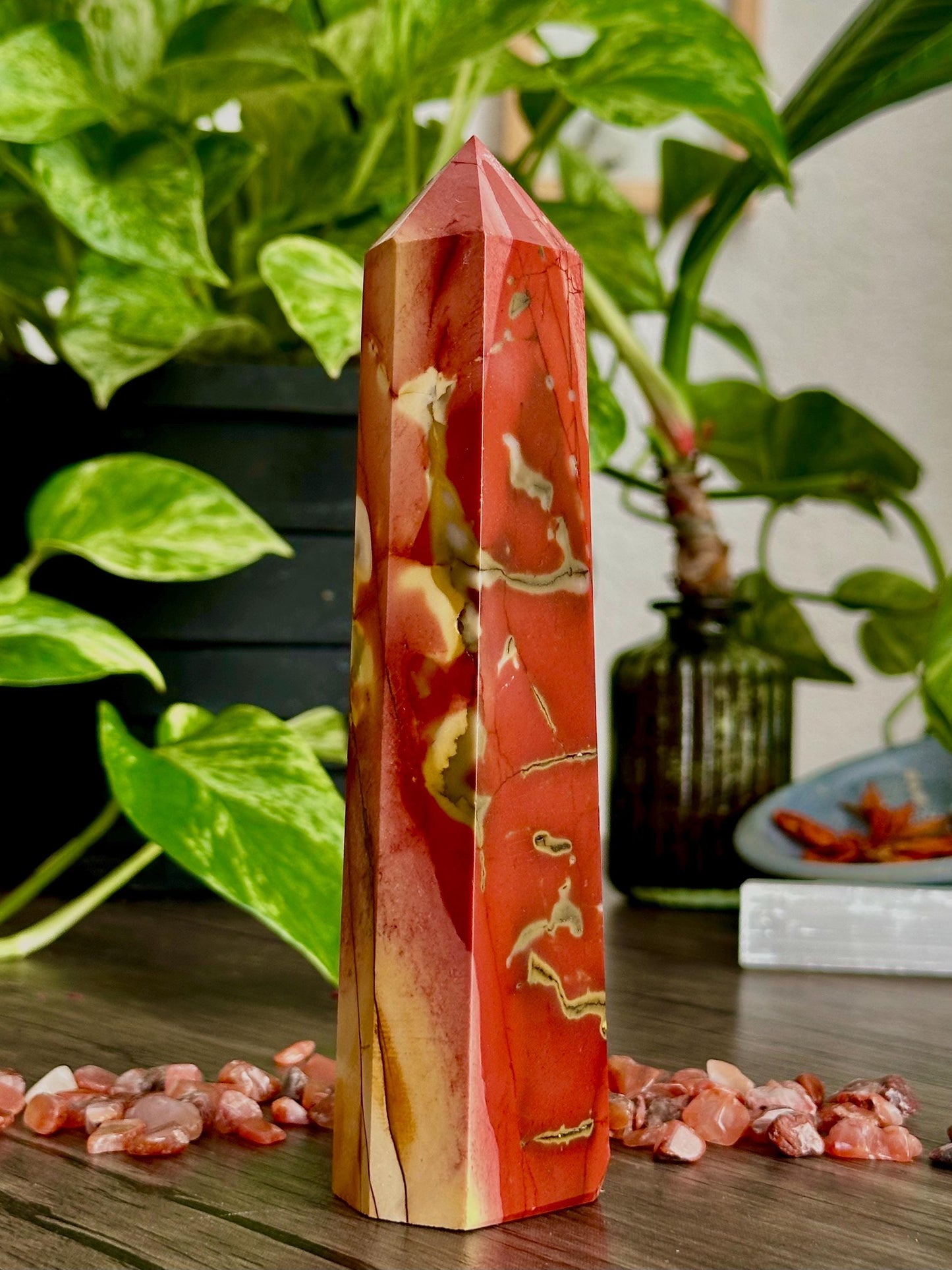 Mookaite Jasper Tower Grounding + Life Force