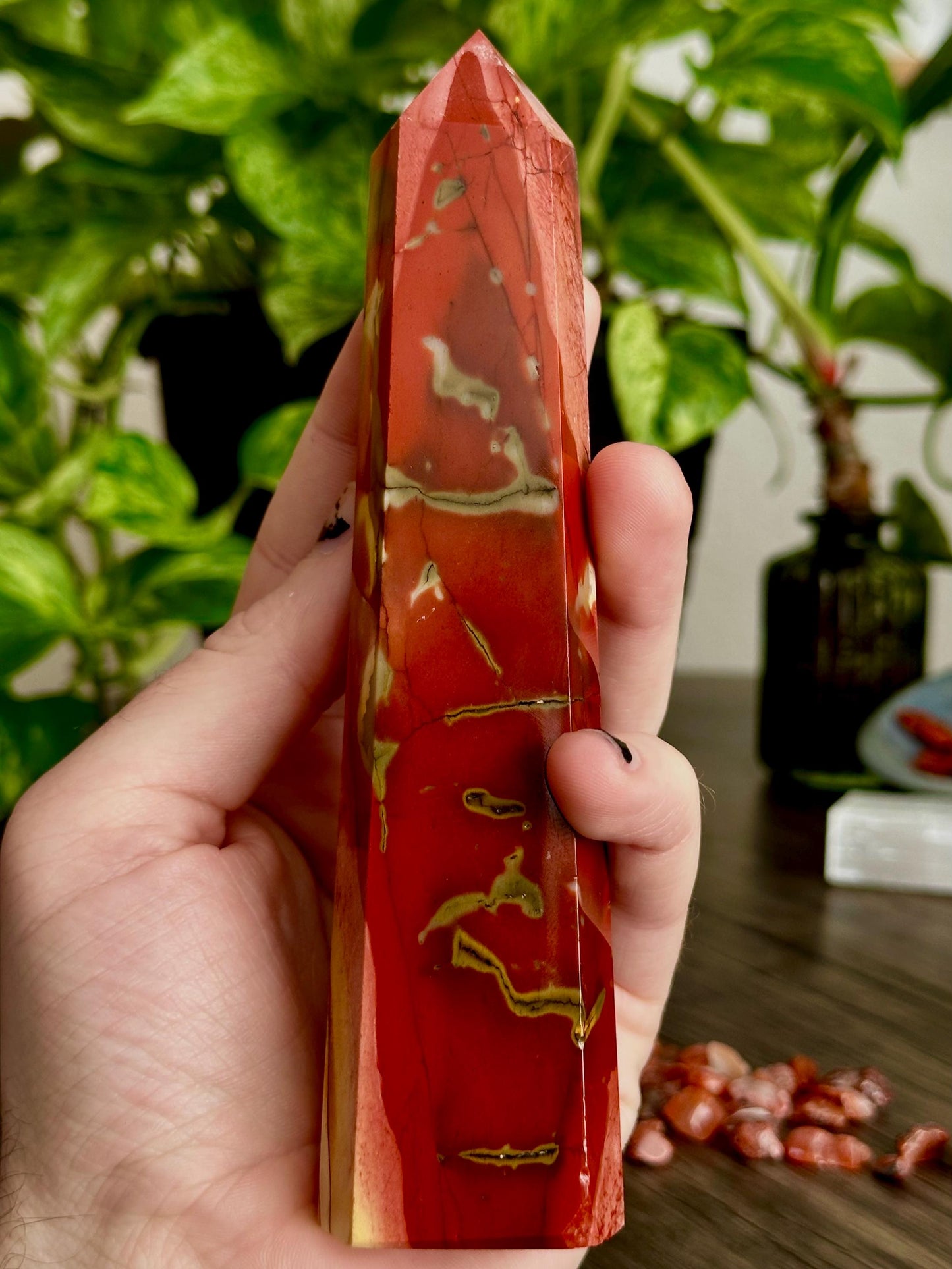 Mookaite Jasper Tower Grounding + Life Force