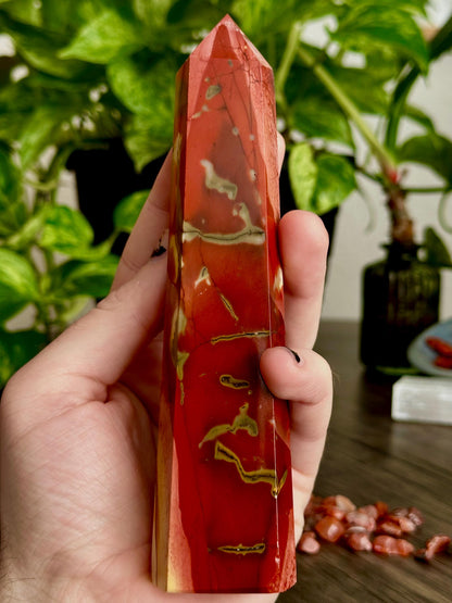 Mookaite Jasper Tower Grounding + Life Force