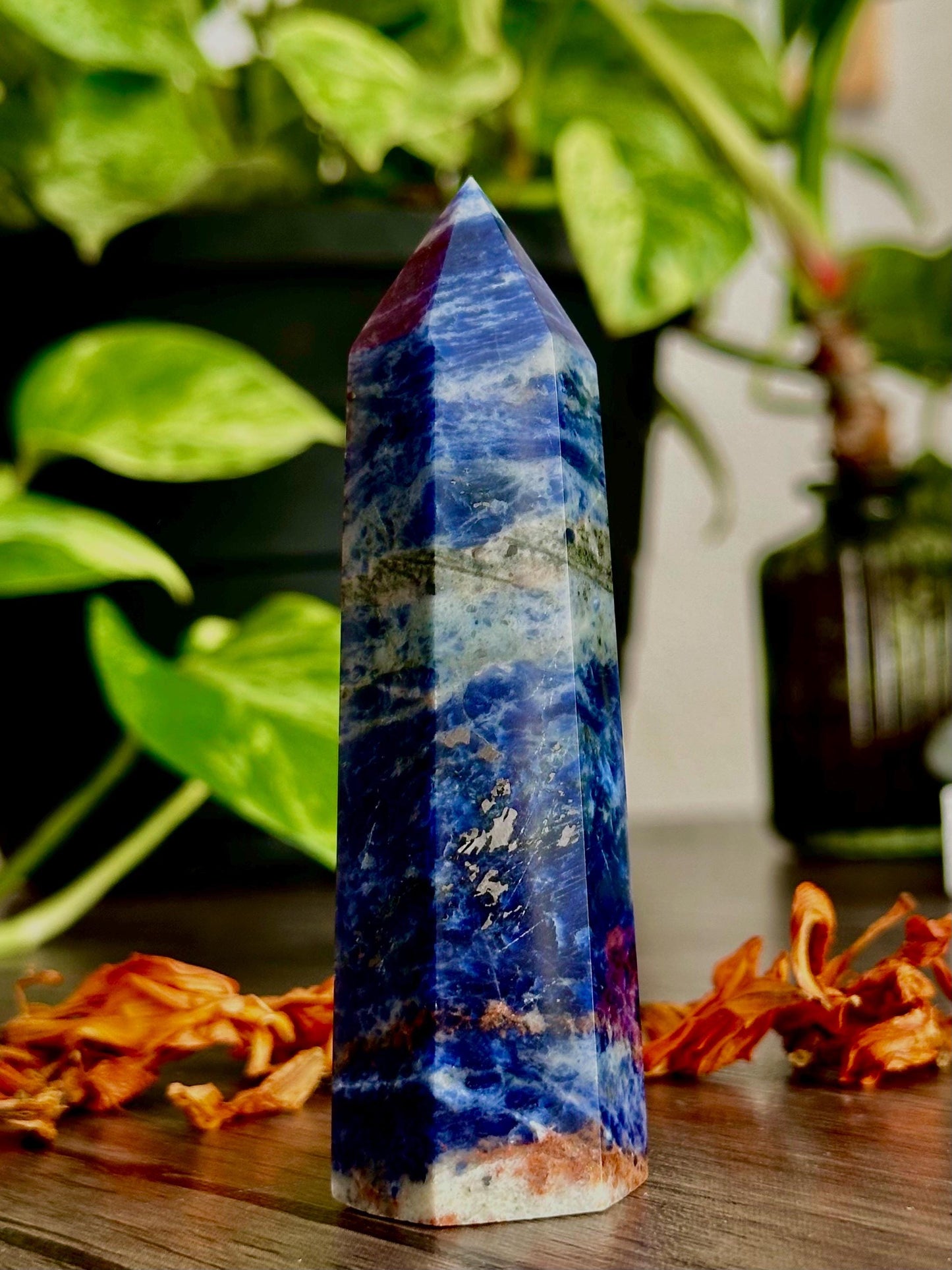 Sodalite Tower for Logic + Calm & Clear Communication