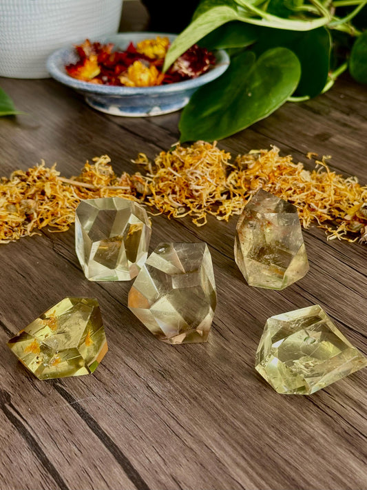 Crystal Clear Citrine- for Abundance, Joy & Manifestation
