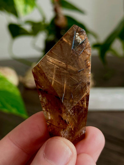 Rutilated Quartz Points: Freeform Crystals