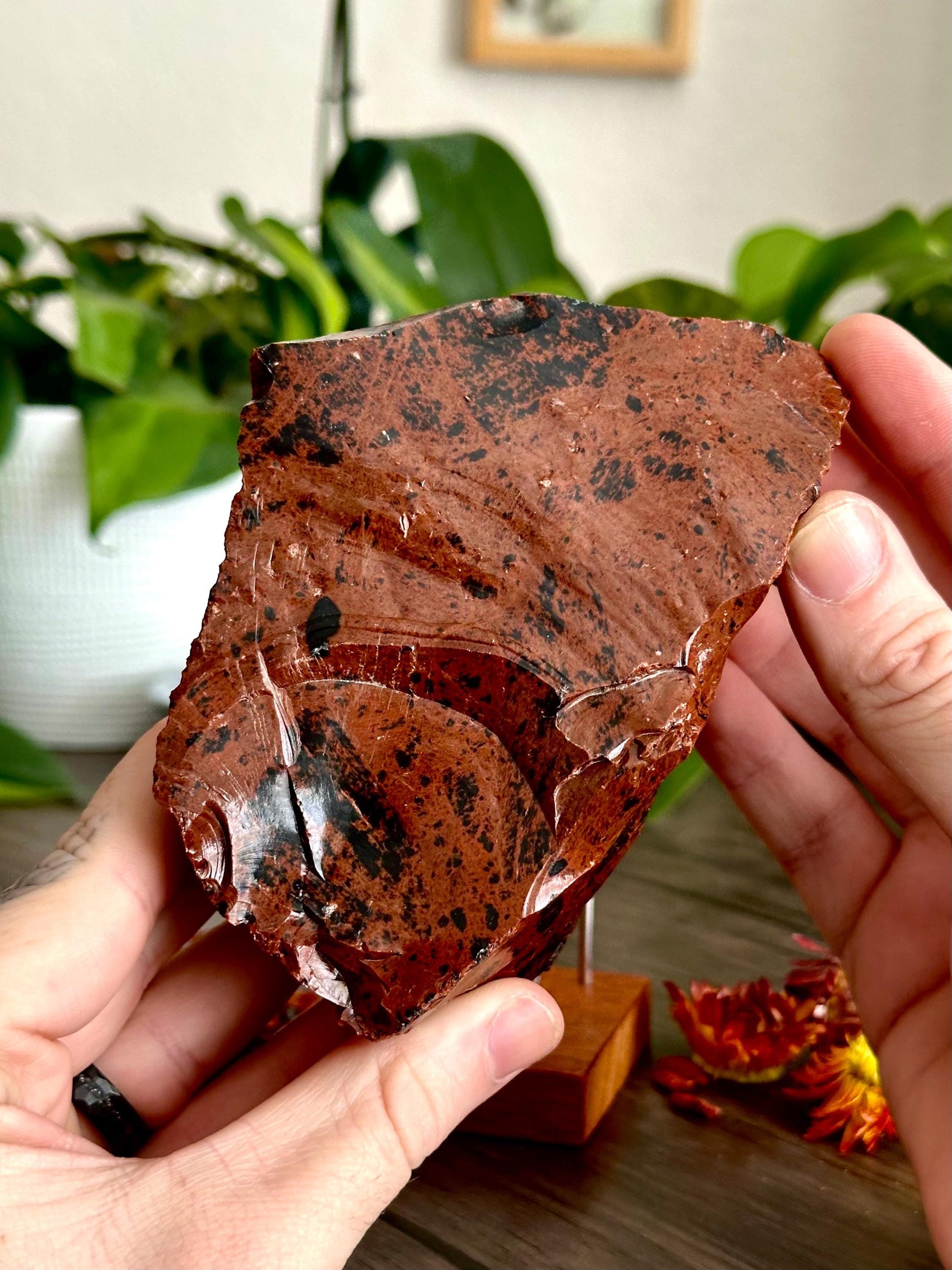 Large Mahogany Obsidian Chunk - Grounding, Protection + Strength - Hemlock & Honey