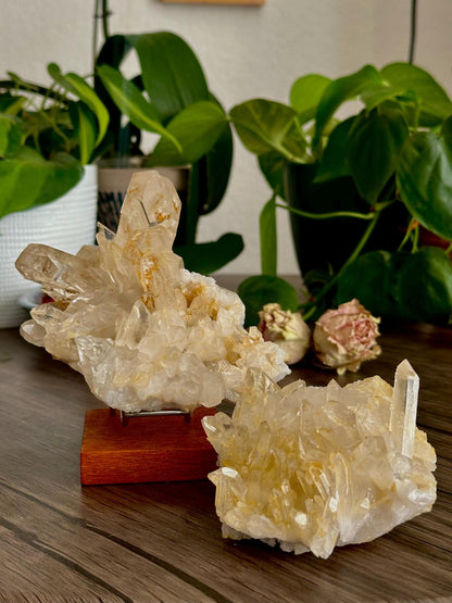 Negative Entropic Quartz Clusters- Energetic restoration, Recovery + Long-term Healing work.