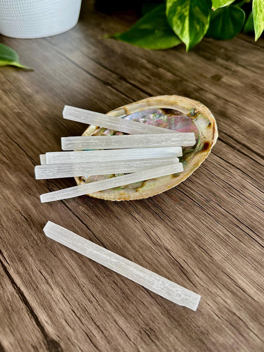 Mini Selenite Sticks / Wands- Cleansing, Energy Clearing, Protection