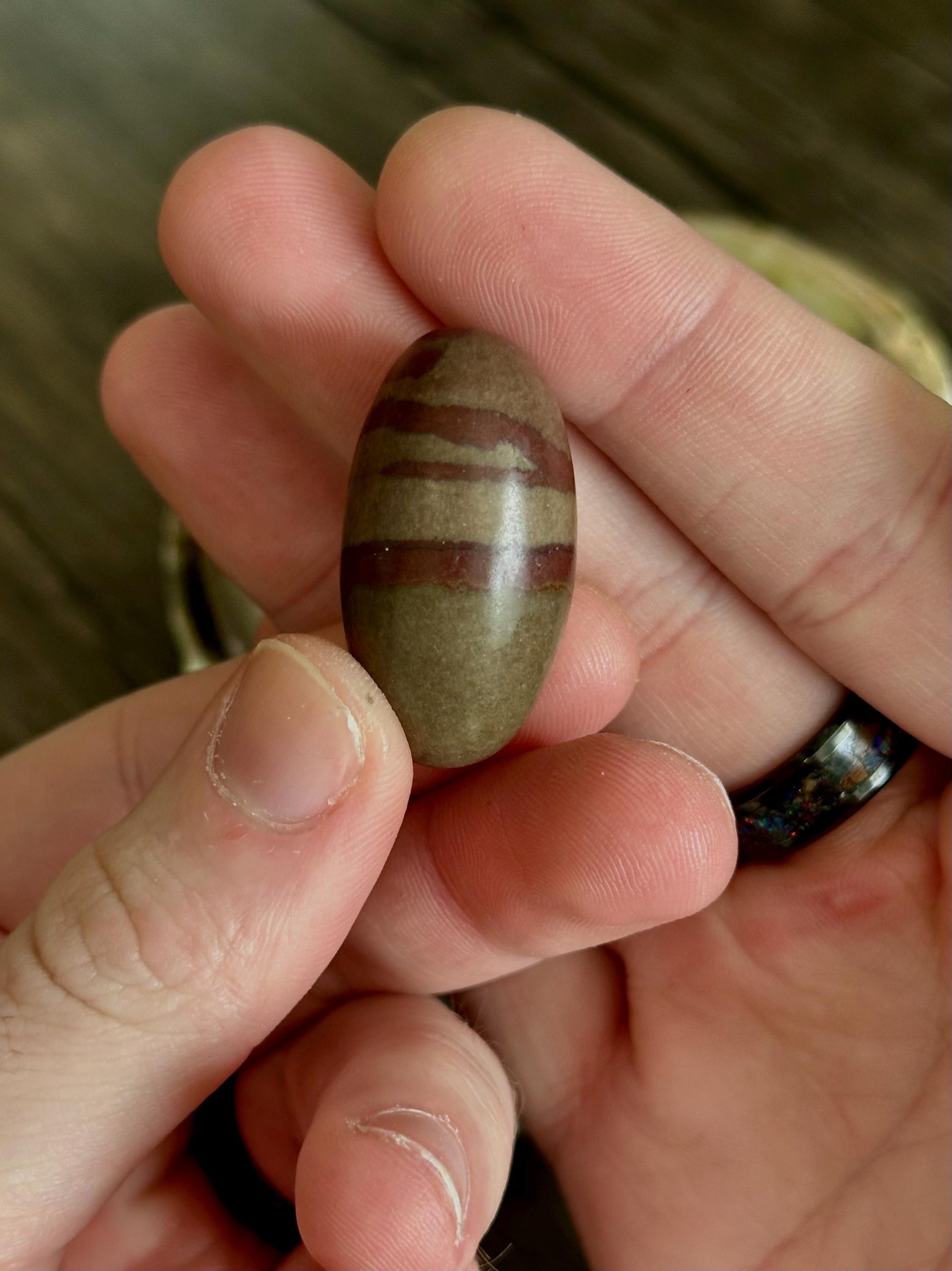 Shiva Lingam Stone - Balance, Harmony & Energetic Alignment - Hemlock & Honey