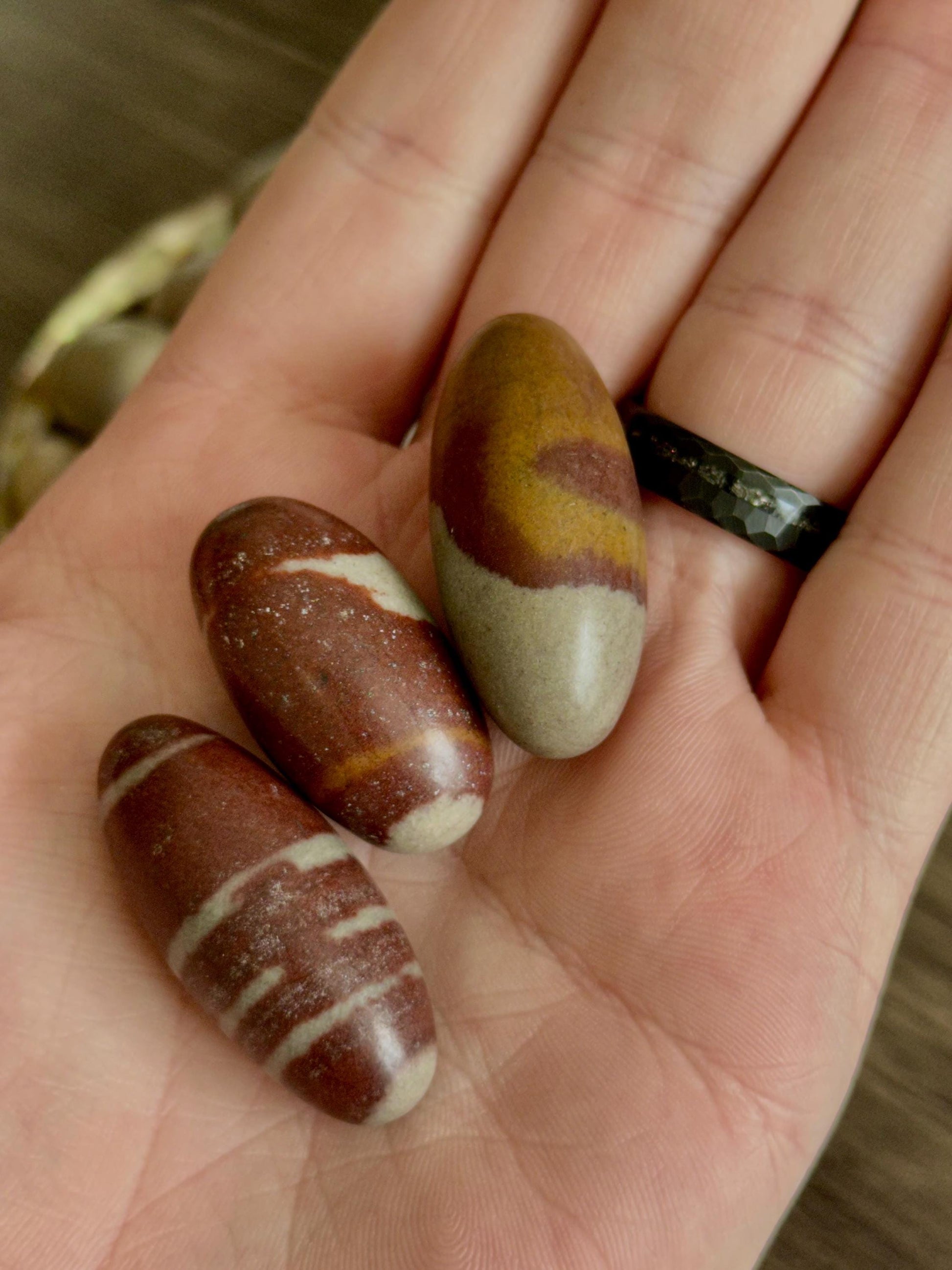Shiva Lingam Stone - Balance, Harmony & Energetic Alignment - Hemlock & Honey