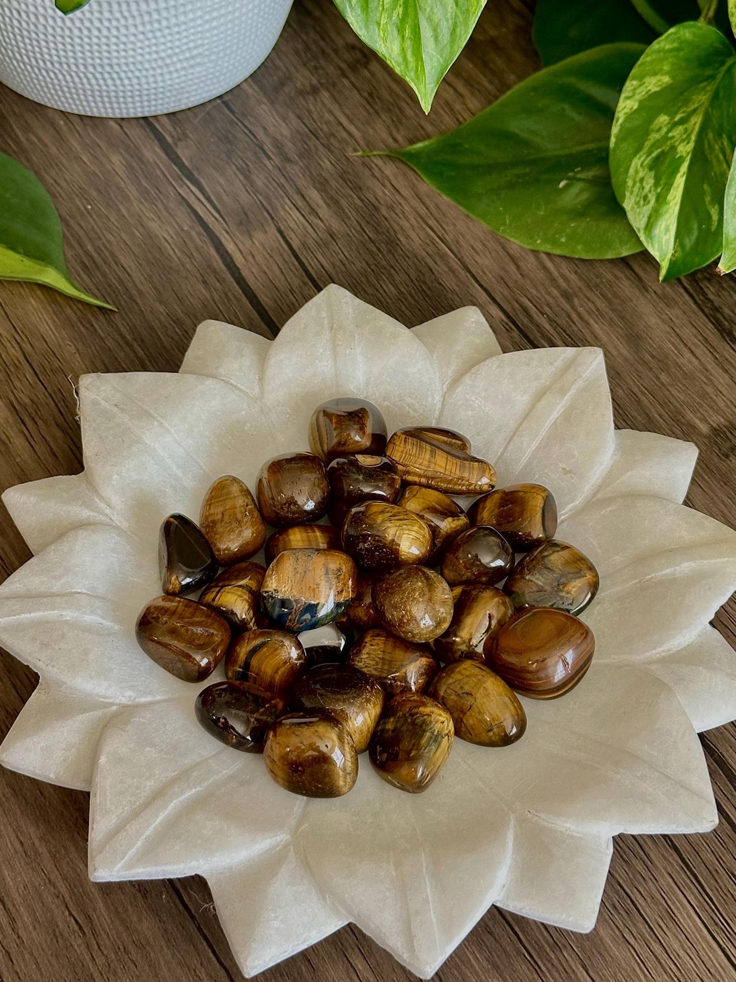 Tiger Eye Tumbles- Courage, Strength & Protection