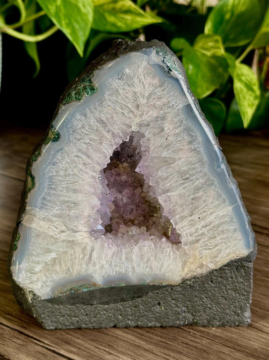 Amethyst Cathedral SM- Spiritual grounding, Home Protection/Calmness, Emotional Balance