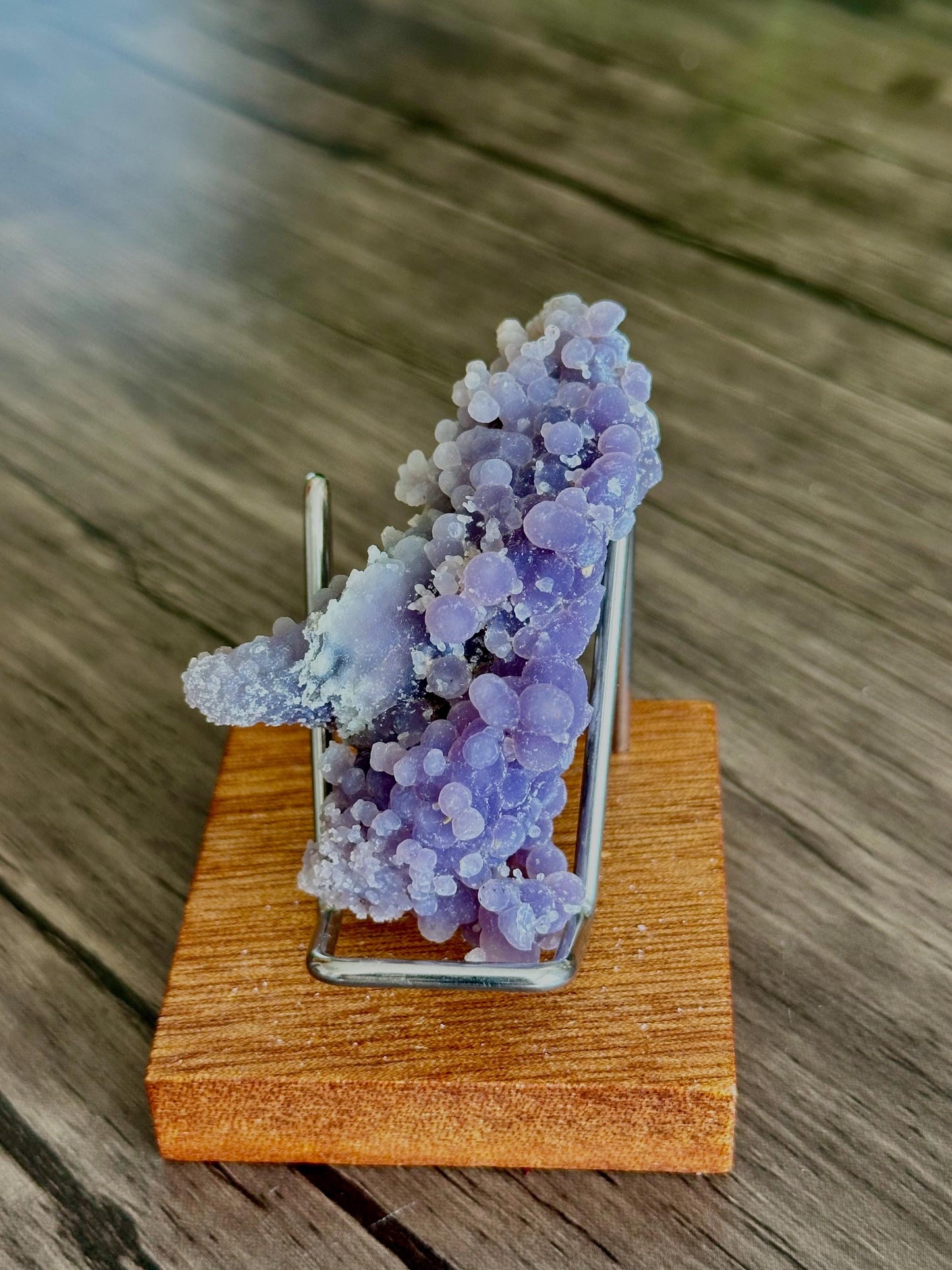 Grape Agate - Intuition, Calm/Gental, Intuition & Awareness - Hemlock & Honey