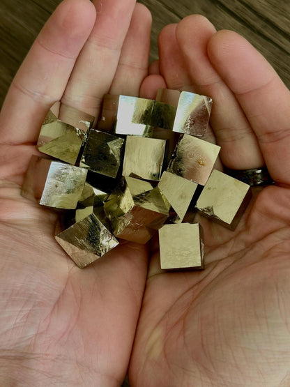 Pyrite Cubes- Protection, Abundance & Confidence