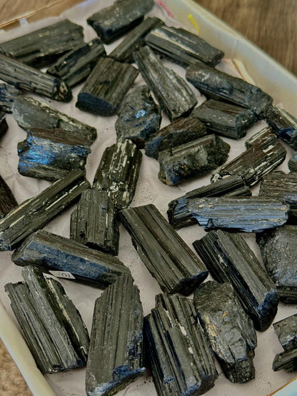 Large Raw Black Tourmaline Protection Crystal