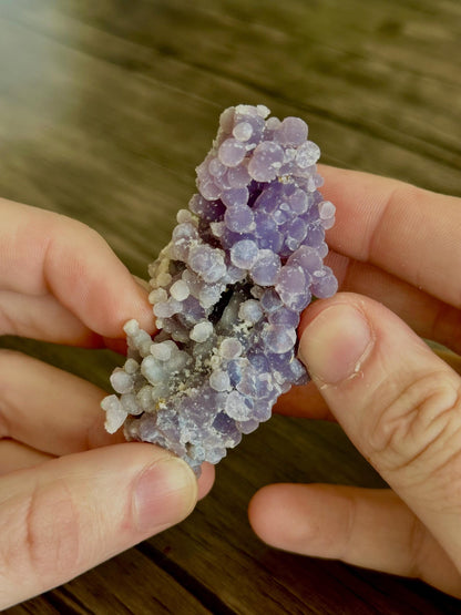 Grape Agate - Intuition, Calm/Gental, Intuition & Awareness - Hemlock & Honey