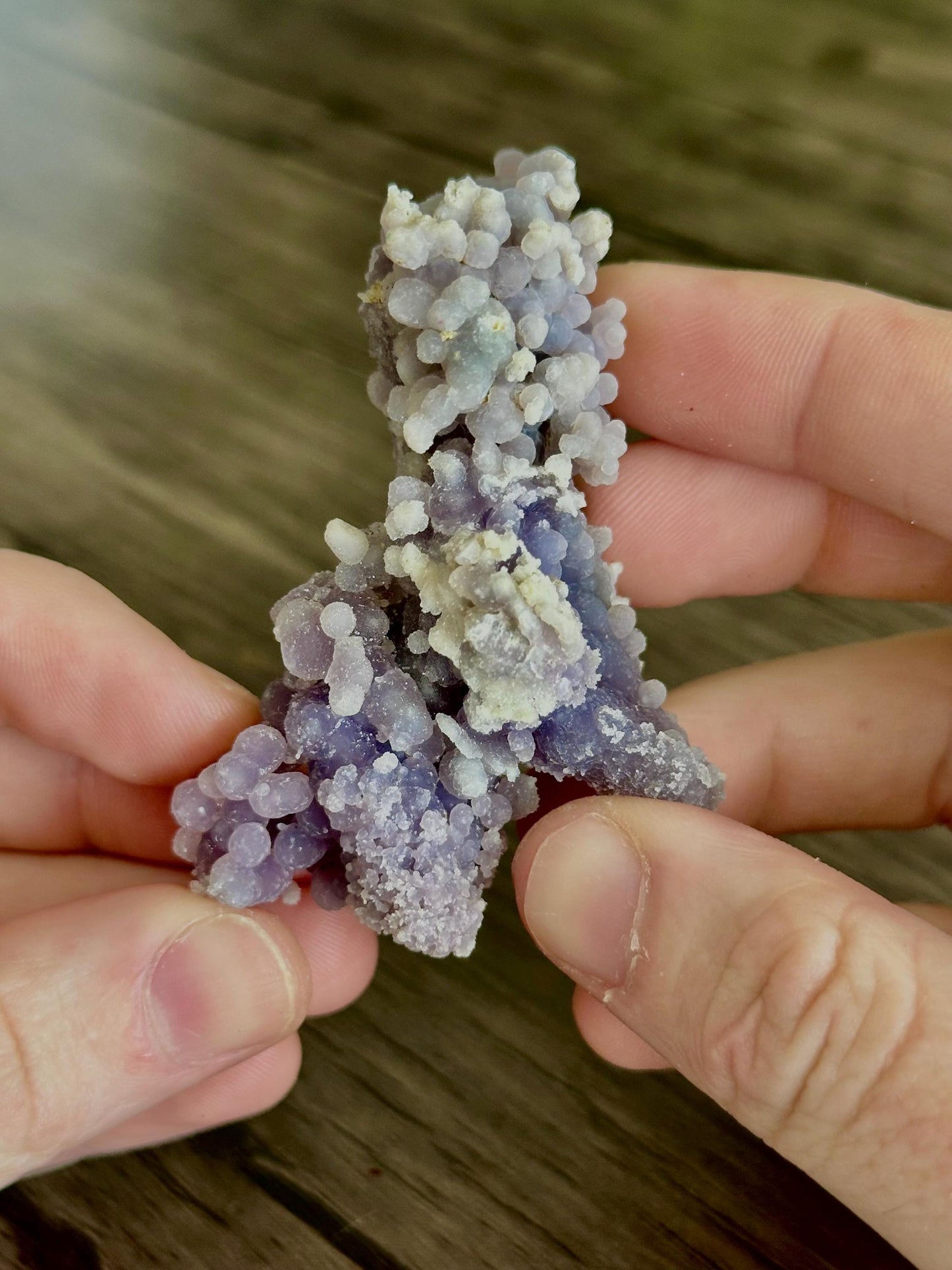 Grape Agate - Intuition, Calm/Gental, Intuition & Awareness - Hemlock & Honey