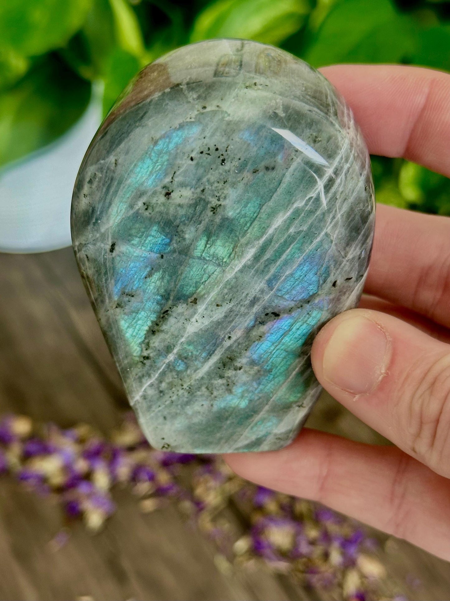 Purple / Blue Labradorite Freeforms- Intuition, balance & Awareness