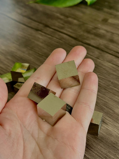 Pyrite Cubes- Protection, Abundance & Confidence