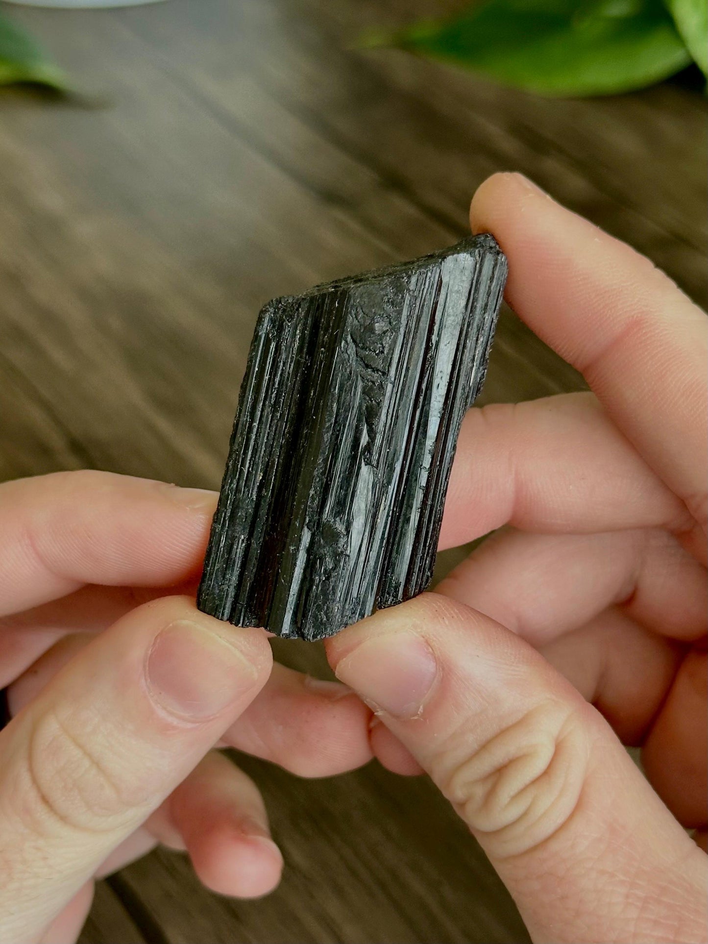 Large Raw Black Tourmaline Protection Crystal