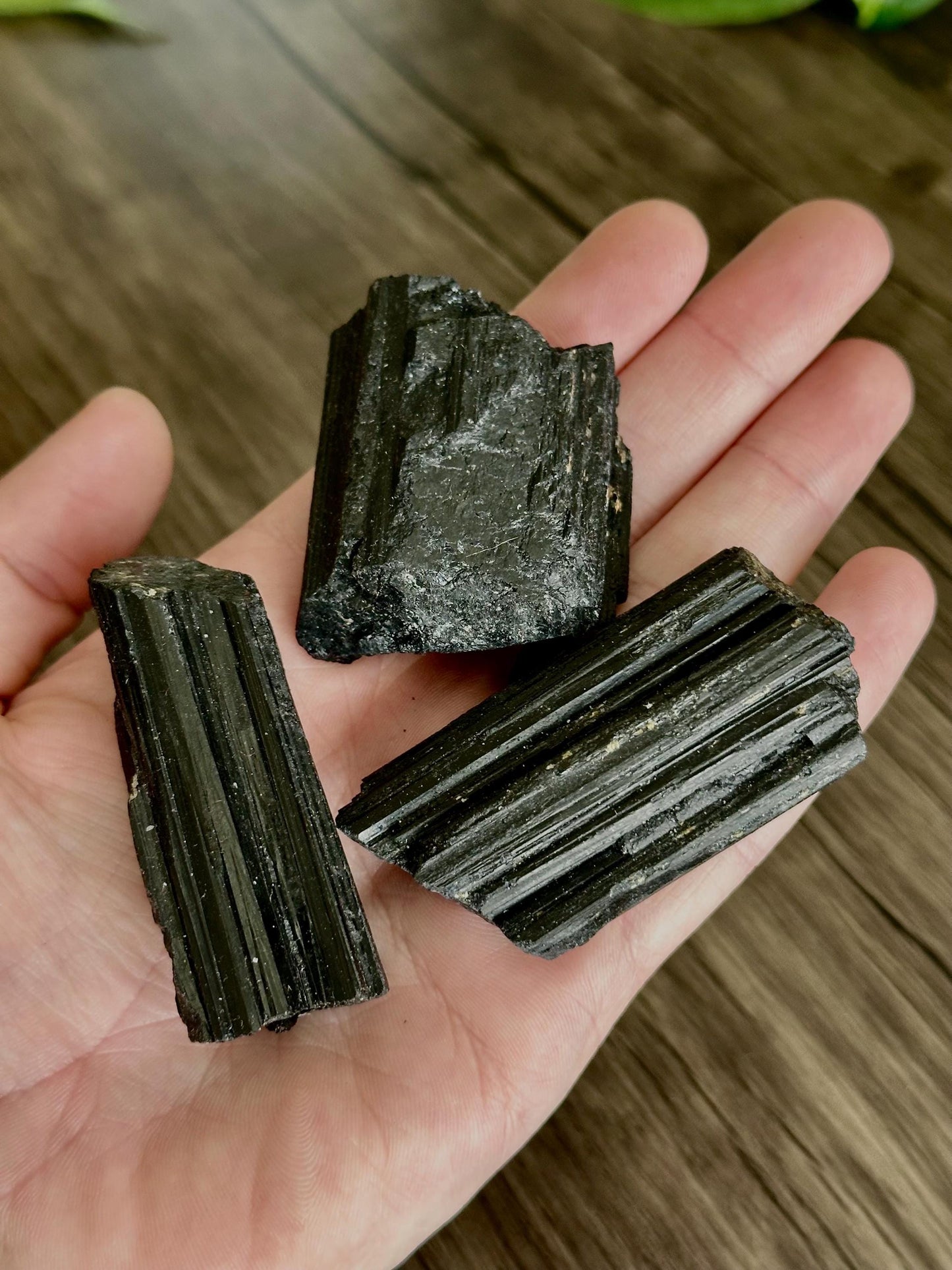 Large Raw Black Tourmaline Protection Crystal