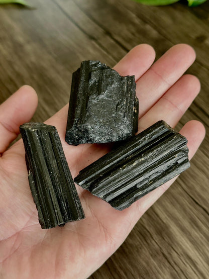 Large Raw Black Tourmaline Protection Crystal